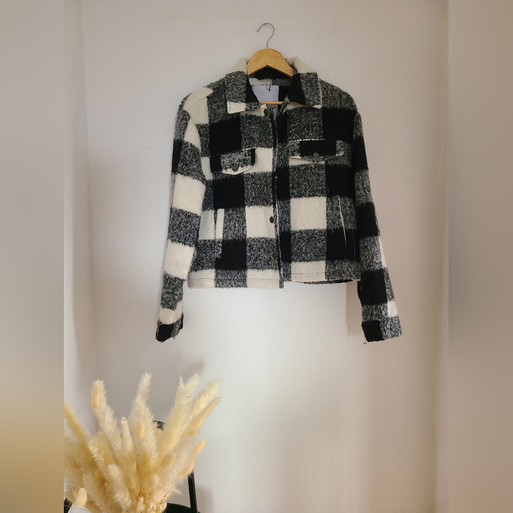 NWOT Plaid Jacket